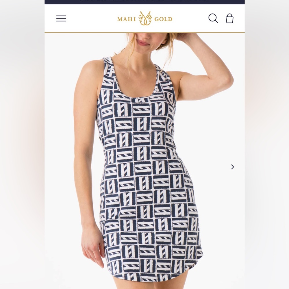 Mahi Gold Short Docksider Dress